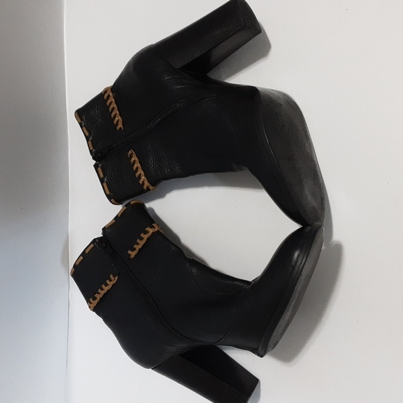 Carlos by Carlos Santana equal women leather boots black 8.5M festival boho Y2K - Picture 7 of 13